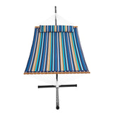 VEVOR Double Quilted Fabric Hammock Two Person Hammock with Stand 480lb Capacity - Extra Image