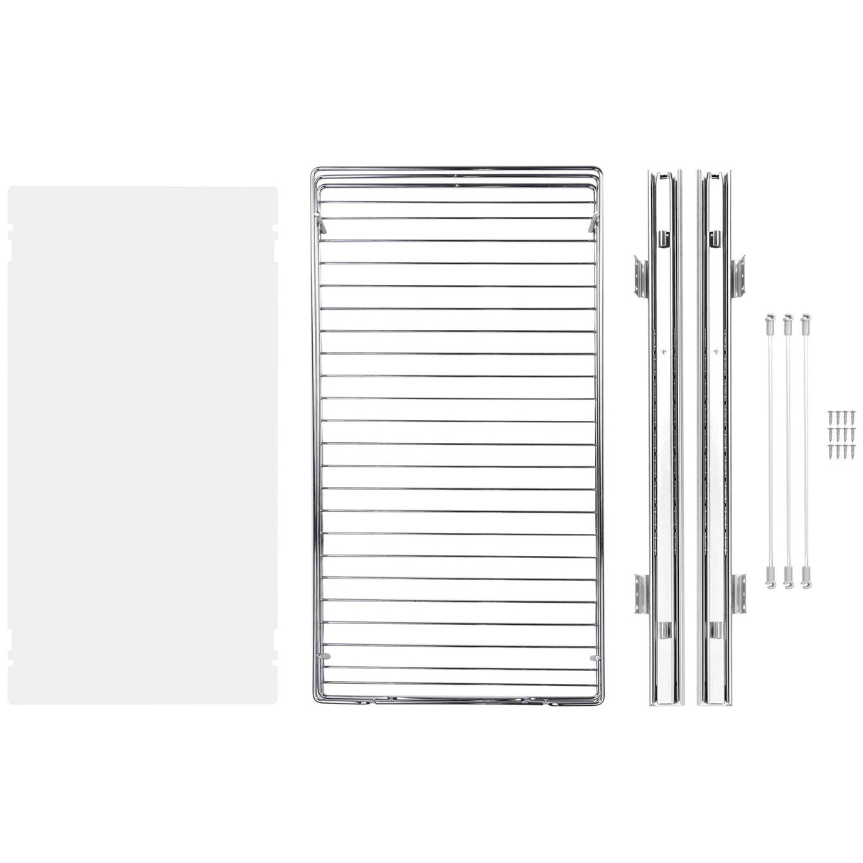 VEVOR Pull Out Cabinet Under Sink Organizer 11 x 21 Inch Wire Drawer Basket