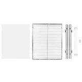 VEVOR 34x53 cm Pull Out Cabinet Organizer, Heavy Duty Slide Out Pantry Shelves, Chrome-Plated Steel Roll Out Drawers, Sliding Drawer Storage for Home, Inside Kitchen Cabinet, Bathroom, Under Sink - Extra Image