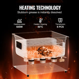 15L Ultrasonic Cleaner Cleaning Machine with Basket Heater and Timer 360W - Side View
