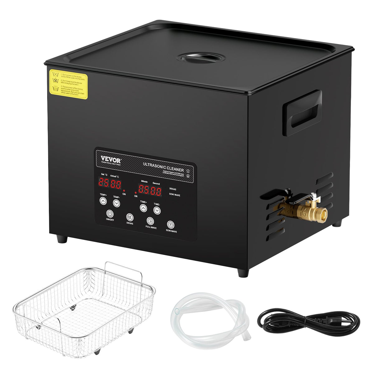 15L Ultrasonic Cleaner Cleaning Machine with Basket Heater and Timer 360W