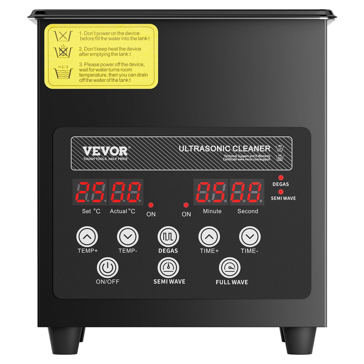 2L Ultra Sonic Cleaner Cleaning Machine with Basket Heater and Timer 60W