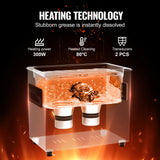 3L Ultra Sonic Cleaner Cleaning Machine with Basket Heater and Timer 120W - Side View