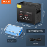 3L Ultra Sonic Cleaner Cleaning Machine with Basket Heater and Timer 120W - Close-Up Angle