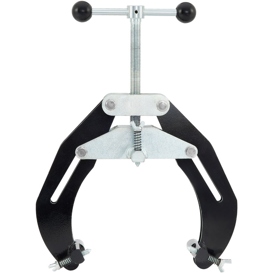 Pipe Clamp, 2 to 6 in, High Strength Ultra Clamp with Quick Acting Screws, Steel Pipe Alignment Tool with Lightweight Design, Black