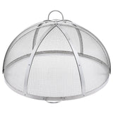 VEVOR Firepit Spark Screen Lid, 36" Diameter, Outdoor Firepit Ring Cover Round Accessories, Fire Pit Metal Cover, Easy-Opening Stainless Steel Fire