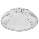 VEVOR Fire Pit Spark Screen Round 27", Reinforced Heavy Duty Steel Metal Cover, Outdoor Firepit Lid, Easy-Opening Top Screen Covers Round with Ring