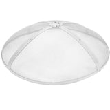 VEVOR Fire Pit Spark Screen Round 36", Reinforced Heavy Duty Steel Metal Cover, Outdoor Firepit Lid, Easy-Opening Top Screen Covers Round with Ring
