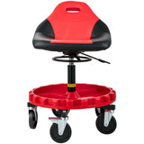 VEVOR Rolling Garage Stool 300LBS Adjustable Mechanic Work Shop Seat w/Casters - Extra Image