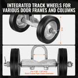 VEVOR Sliding Gate Kit 6” Heavy Duty Rolling Hardware for Door 600 lbs Load - Top-Down View