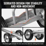 VEVOR Sliding Gate Kit 6??Heavy Duty Rolling Hardware for Door 600 lbs Load