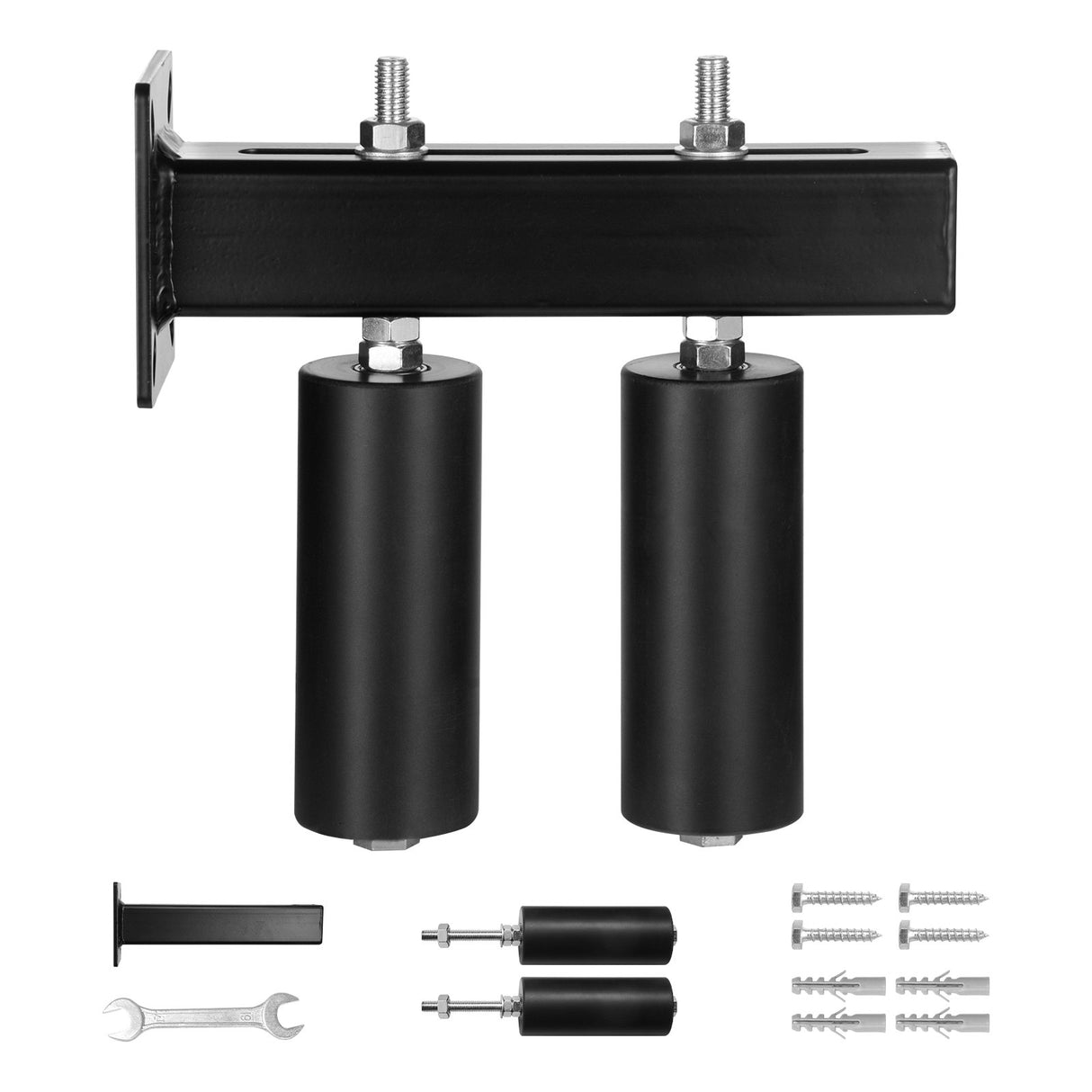 VEVOR Sliding Gate Kit 6” Rolling Hardware with T-Bracket Adjustable for Door