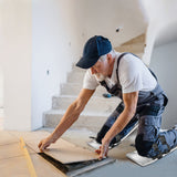 VEVOR Concrete Knee Boards 70cm x 20cm Slider Knee Boards, Kneeler Board Stainless Steel Kneeboards, Concrete Sliders Pair Moving Sliders, with Concrete Board Straps for Cement and Concrete Finishi - Low Angle