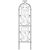 VEVOR Metal Garden Trellis for Climbing Plant Support 60 x 15 in Rustproof