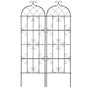 VEVOR 2 Packs Metal Garden Trellis for Climbing Plant Support 71x20 in Rustproof