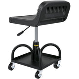VEVOR Rolling Garage Stool 300LBS Adjustable Mechanic Work Shop Seat w/Casters