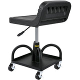 VEVOR Rolling Garage Stool 300LBS Adjustable Mechanic Work Shop Seat w/Casters - Extra Image