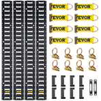 VEVOR E Track Tie Down Rail Kit 30PCs 1.52m E Track Rails Enclosed Cargo Trailer