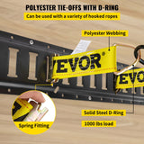 VEVOR E Track Tie Down Rail Kit 30PCs 1.52m E Track Rails Enclosed Cargo Trailer