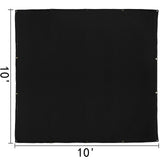 VEVOR 10 x 10 Ft Welding Blanket Black Fiberglass Blanket Portable Fiberglass Fire Retardant Blanket Welding Mat Welding Fireproof Thermal Resistant Insulation With Carry Bag - Low Angle