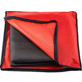 10 x 10 Ft Welding Blanket Black Fiberglass Blanket Portable Fiberglass Fire Retardant Blanket Welding Mat Welding Fireproof Thermal Resistant Insulation With Carry Bag