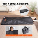 VEVOR Sauna Blanket for Detoxification, Portable Far Infrared Sauna for Home Relaxation, 1-6 Level Adjustable Temprature Rannge 35-85?C, 1-60 Minutes