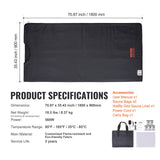 VEVOR Sauna Blanket for Detoxification, Portable Far Infrared Sauna for Home Relaxation, 1-6 Level Adjustable Temprature Rannge 35-85?C, 1-60 Minutes