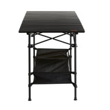VEVOR Folding Camping Table, Outdoor Portable Side Tables, Lightweight Fold Up Table, Aluminum & Steel Ultra Compact Work Table with Large Storage and