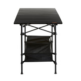 VEVOR Folding Camping Table, Outdoor Portable Side Tables, Lightweight Fold Up Table, Aluminum & Steel Ultra Compact Work Table with Large Storage and Carry Bag, For Beach, Picnic, Travel, 24x16 inch - Extra Image