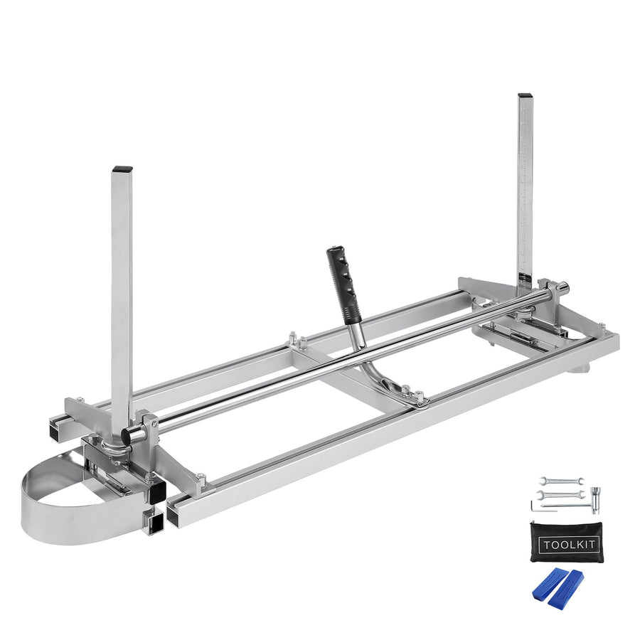 VEVOR Portable Chainsaw Mill 14"-36" Guide Bar 0.2"-11.81" Cutting Thickness