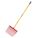 VEVOR Horse Manure Fork Garden Tool 18 Tine Plastic Pitchfork Muck Rake for Hay - Extra Image