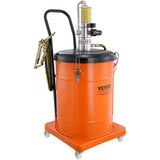 VEVOR Grease Pump, 40L Capacity, Air Operated Grease Pump with 3.88 m High Pressure Hose and Grease Gun, Pneumatic Grease Bucket Pump with Wheels, Portable Lubrication Grease Pump 50:1 Pressure Ratio - Extra Image