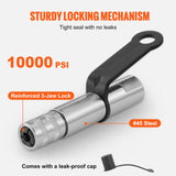 VEVOR Grease Gun Coupler 2 Pack High Pressure Quick Release Oil Nozzle 10000 PSI - Side View