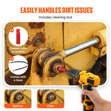 VEVOR Grease Gun Coupler 2 Pack High Pressure Quick Release Oil Nozzle 10000 PSI - 45-Degree Angle
