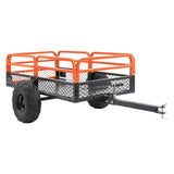 VEVOR Heavy Duty Steel ATV Dump Trailer, 1500-Pound Load Capacity 15 Cubic Feet, Tow Behind Dump Cart Garden Trailer, with Removable Sides and 2 Tires, for Mowers, Tractors, ATV, UTV - Extra Image