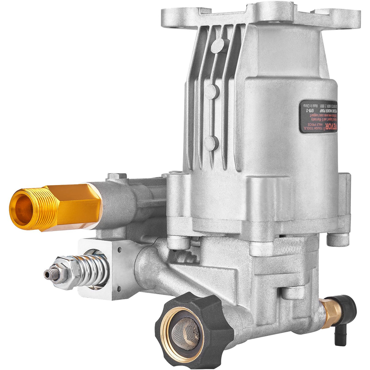 VEVOR Pressure Washer Pump, 19 mm Shaft Horizontal, 3400 PSI, 2.5GPM, Replacement Power Washer Pumps Kit, Parts Washer Pump, Compatible with Honda, Simpson, RYOBI, Briggs & Stratton, Subaru, Craftsman