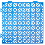 VEVOR Modular Interlocking Cushion, 55 Pack 30 x 30 cm Splicing Drainage Mats, Soft PVC Interlocking Drainage Floor Tiles, Non-Slip Drainage Holes for Restroom, Bathroom, Kitchen, Pool, Wet Area, Blue - Extra Image