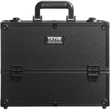 VEVOR Makeup Train Case 370MM Large Portable Cosmetic Case, 6 Tier Trays Professional Makeup Storage Organizer Box Make Up Carrier with Handle And Strap Travel Case for Women and Girls - Black - Extra Image