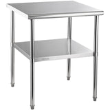 VEVOR Stainless Steel Work Prep Table Commercial Food Prep Table 30x30x36in - Extra Image