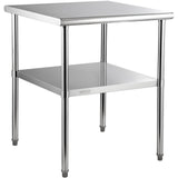 VEVOR Stainless Steel Work Prep Table Commercial Food Prep Table 30x30x36in - Extra Image