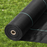 VEVOR Weed Barrier Landscape Fabric, 3.28*164FT Heavy Duty Garden Weed Fabric, Woven PP Weed Control Fabric, Driveway Fabric, Geotextile Fabric for Landscaping, Ground Cover, Weed Blocker Weed Mat