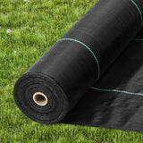 Weed Barrier Landscape Fabric, 6.5*330FT Heavy Duty Garden Weed Fabric, Woven PP Weed Control Fabric, Driveway Fabric, Geotextile Fabric for Landscaping, Ground Cover, Weed Blocker Weed Mat
