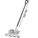 VEVOR Metal Detector Sand Scoop Detecting Hunting Scoop w/ Carbon Fiber Handle - Low Angle