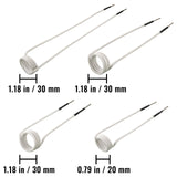 VEVOR Induction Heater Coil Kit Induction Coils 8PCS For Removing Rusty Bolts - Low Angle