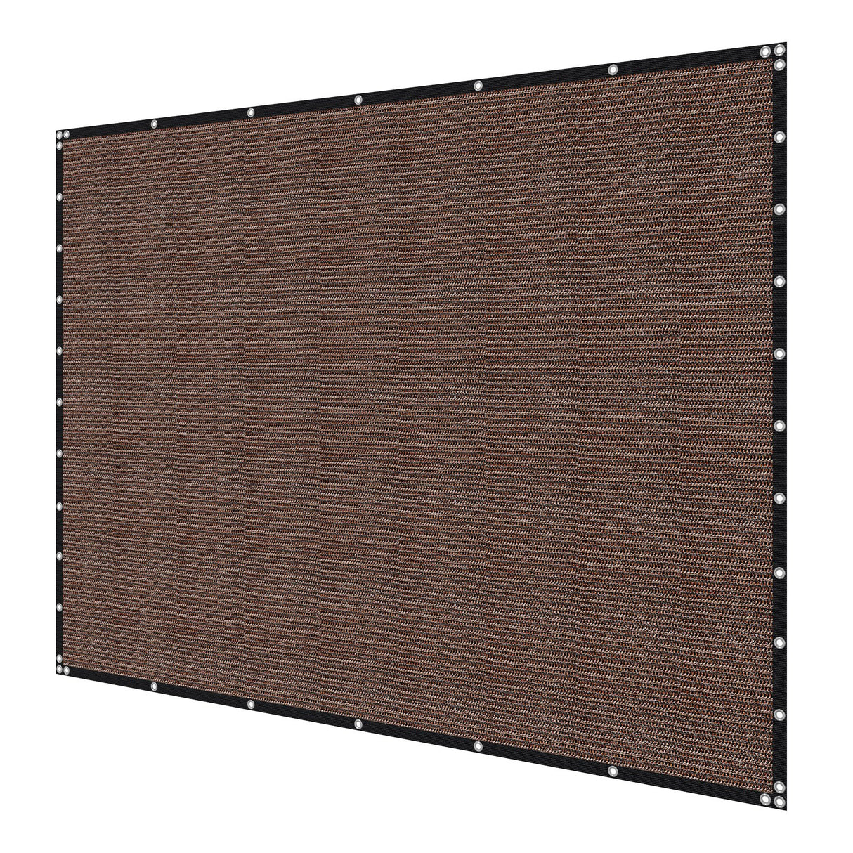 VEVOR 90% Sun Shade Cloth Privacy Screen 305 x 366 cm for Patio Garden (Brown)