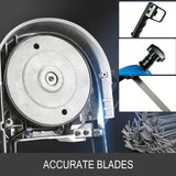 VEVOR BS-85 Electric Metal Bandsaw 1000W 85mm Variable Speed Cutting Band Saw - Top-Down View