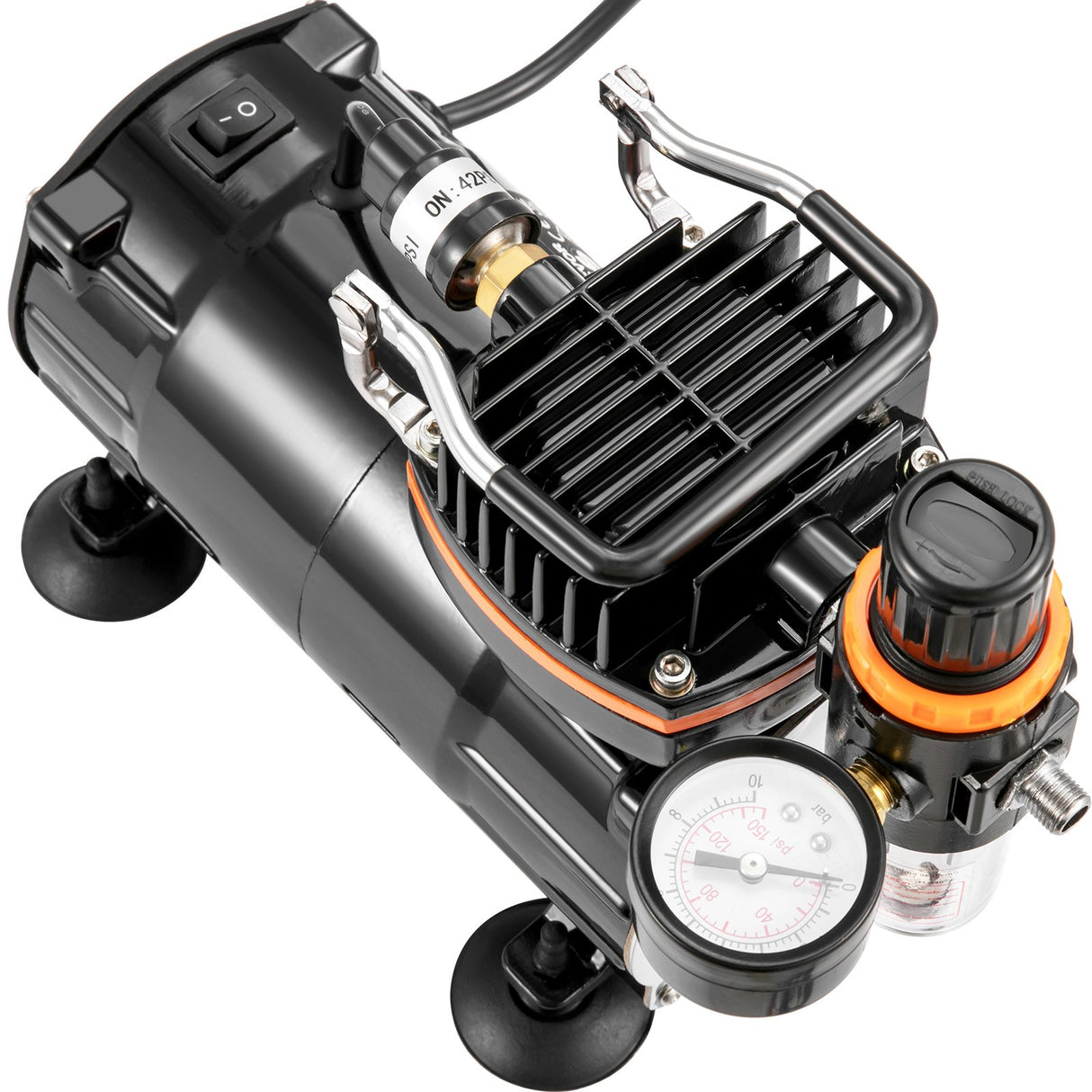VEVOR Airbrush Kit Dual-action Airbrush Compressor Art Nail Tattoo Makeup Model