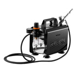VEVOR Airbrush Kit Air Brush Kit 1/6 HP Air Compressor 1 Airbrush 3 Tips Paint - Extra Image