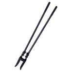 Post Hole Digger, Heavy Duty Post Hole Digger with Fiberglass Handle, Manual Hole Digger with Scale Markings and Metal Blade, Post Hole Digger Tool for Digging Gardening and Outdoors, 1460 mm