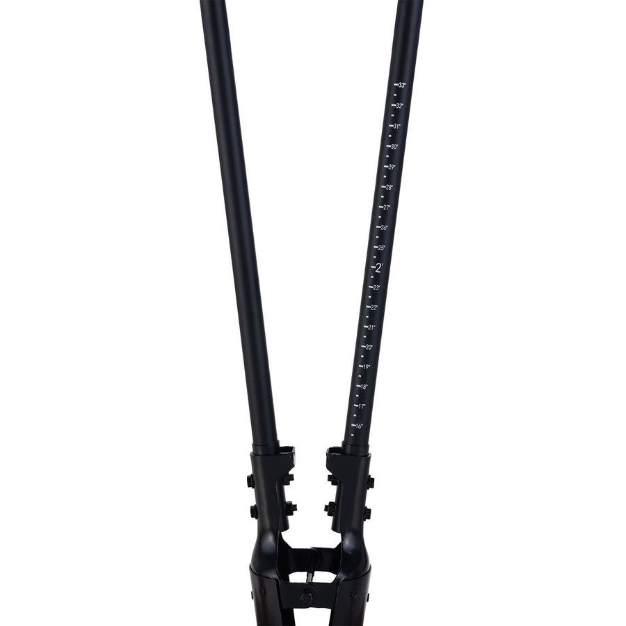 Post Hole Digger, Heavy Duty Post Hole Digger with Fiberglass Handle, Manual Hole Digger with Scale Markings and Metal Blade, Post Hole Digger Tool for Digging Gardening and Outdoors, 1460 mm
